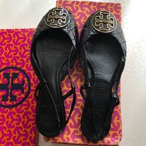 Tory Burch Charon Sling - Patent Leather Sz 7